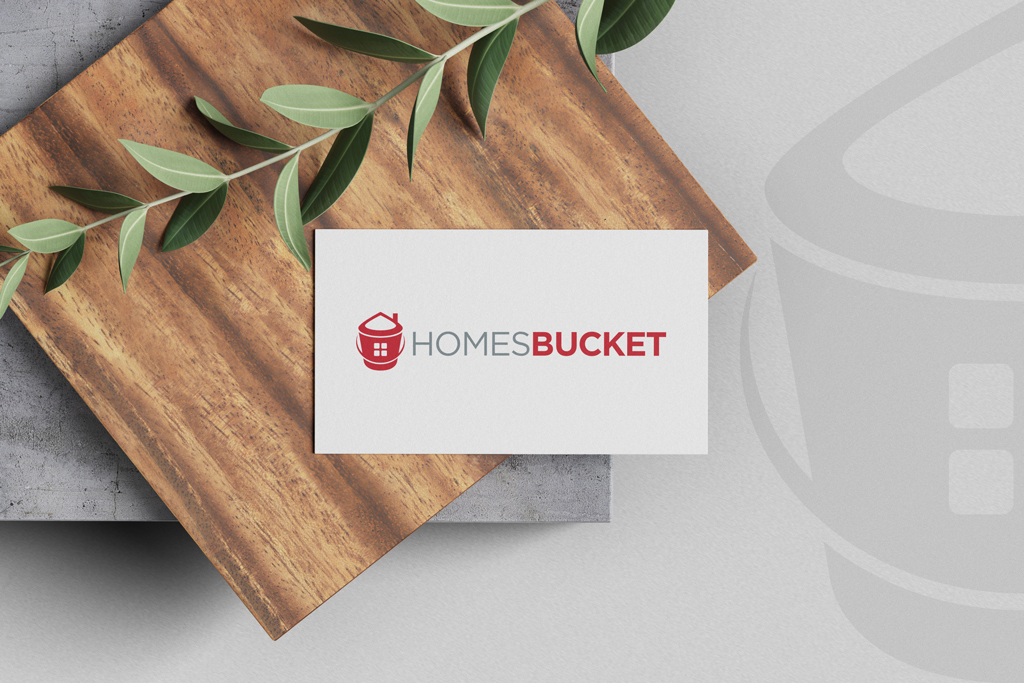 Homes Bucket Logo Design